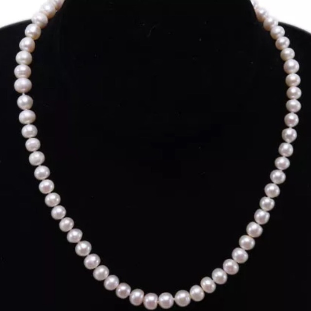 LAST SALE PERFECT PEARLS NECKLACE & 925 STUDS 💕